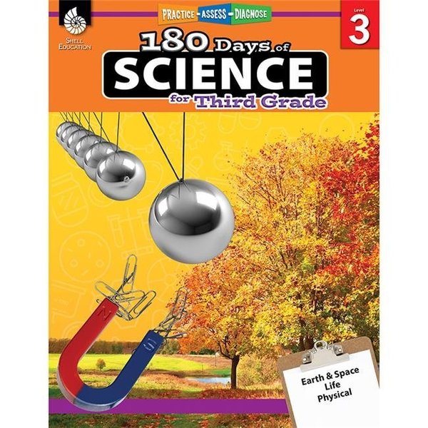 Shell Education Shell Education SEP51409 180 Days of Science Book for Grade 3 SEP51409